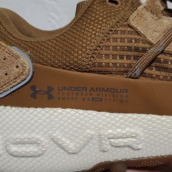 Under Armour Fat Tire Vebtire Pro HOVR Shoes In Brown Size 13 - Picture 11 of 13